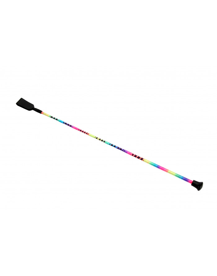 Cravache multicolore arc-en-ciel rainbow HORKA 590523