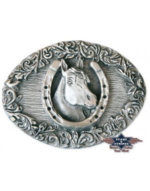 Boucle de ceinture western Stars & Stripes GS-84