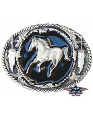 Boucle de ceinture western Stars & Stripes GS-27