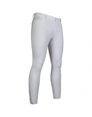 Pantalon equitation homme - Sportive - HKM fond 1/1 Alos 12925.1200 blanc