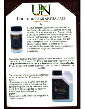 Huile de cade 500g Ungula Naturalis - bien-être cheval