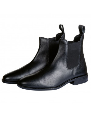 boots equitation cuir derby hkm noir 13156.9100