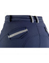 Pantalon femme Softshell - Elegance - HKM STYLE basanes en silicone 12196 bleu foncé