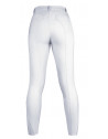 Pantalon de concours femme -Sunshine Competition- basane en silicone HKM 12803.1200 blanc