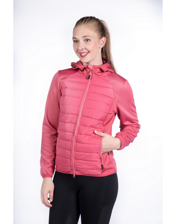 Veste sweat à capuche - Style - HKM 12334.8900 framboise