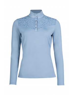 T-shirt fonctionnel femme Berry Lace HKM Bleu gris 13470.8408