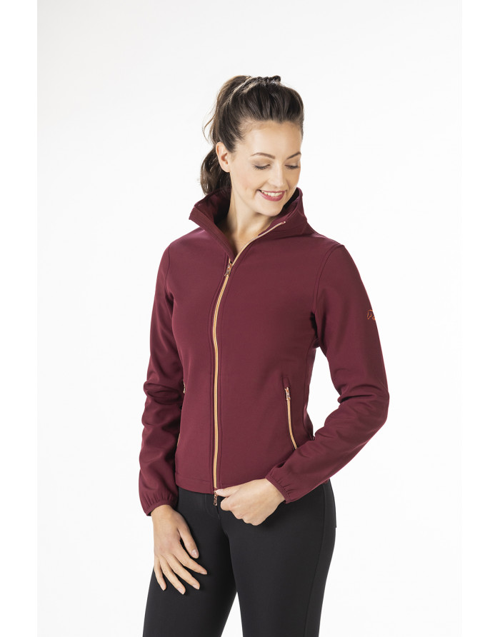 Veste softshell Lily HKM Bordeaux 13249.3100