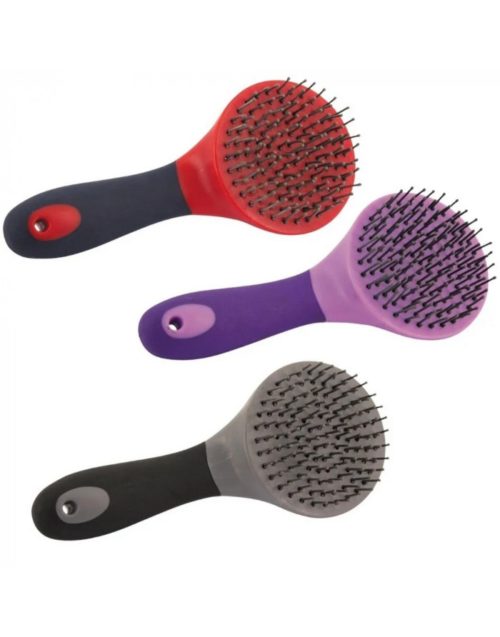 Brosse à crinière tête ronde - soft touch - HORSEGUARD