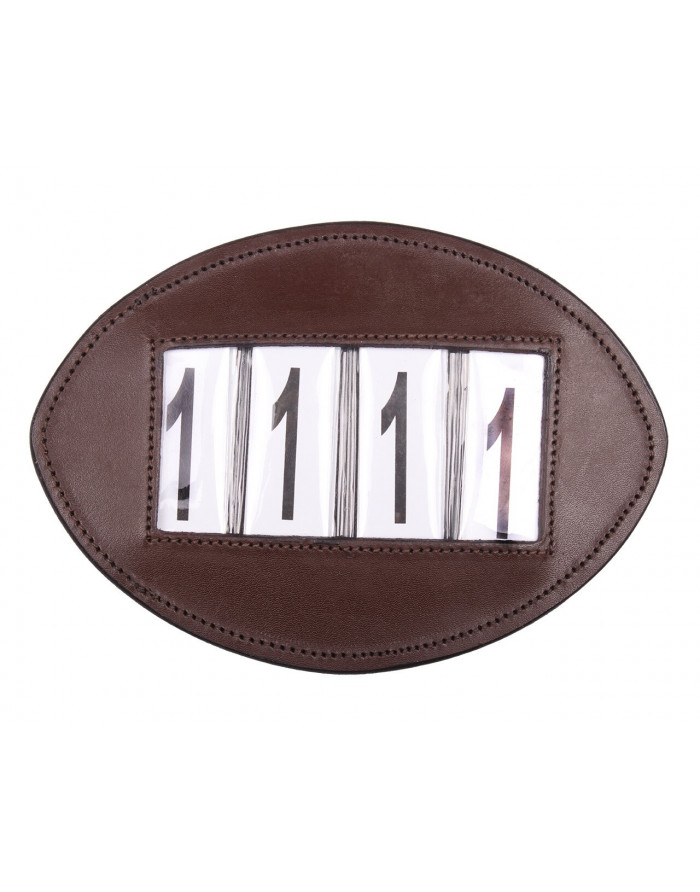Porte numéro 4 chiffres en cuir QHP-QHP2176
