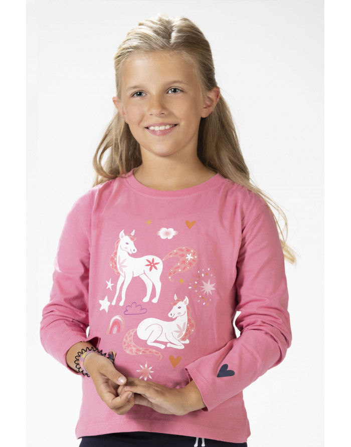 T-shirt à manches longues Enfant Pony Dream HKM-HKM13271