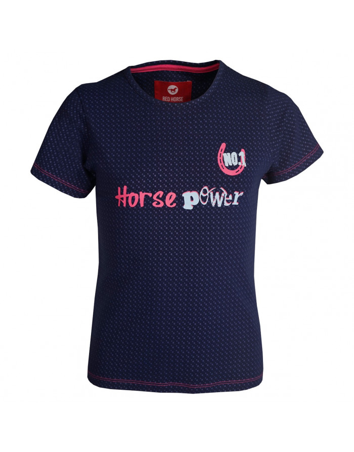 T-shirt Horse power Red Horse Horka-H590009