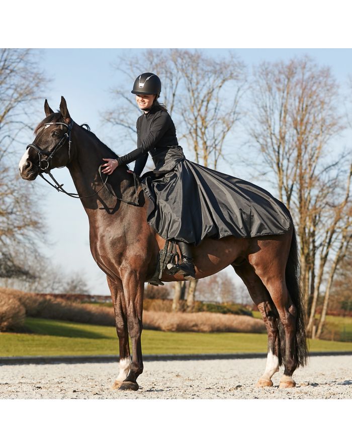Longue jupe d'équitation d'hiver Laurie EQUIPAGE Coloris Noir
