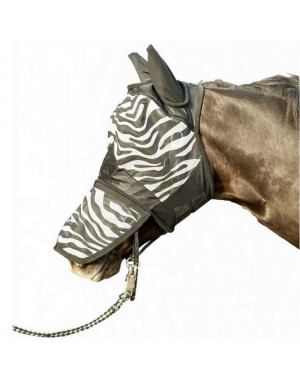 Masque anti-mouche ZEBRA avec Protection Naseaux, HKM 5269