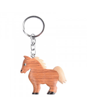 Porte-clés bois  cheval 7883001