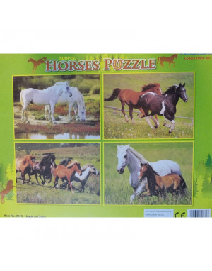 Puzzle motif "Chevaux de Camargue" 2776.JAUNE