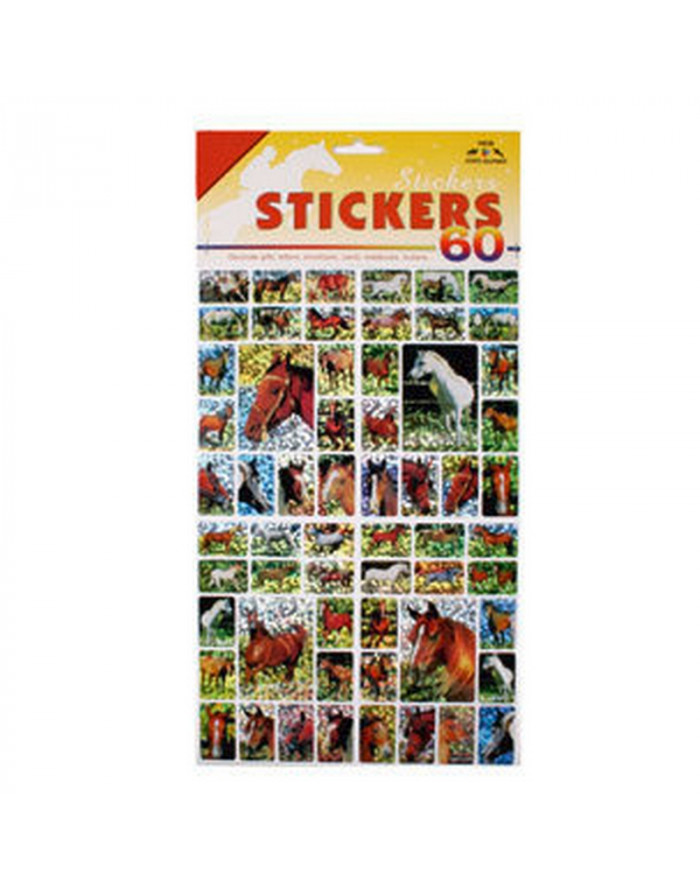 stickers autocollants chevaux '' carrés brillants'' 2900.Carré