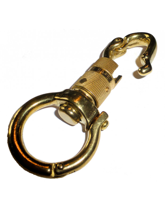 Équitation Accessoire D'Ecurie Mousqueton avec virole De Sécurité Oeil Rond  Tournant ouvrable va00324