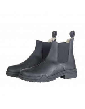 boots en cuir gras avec doublure en mouton synthétique hkm 11664_9100