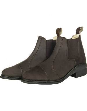 Boots en cuir gras avec doublure en mouton synthétique Wax Winter HKM 7628