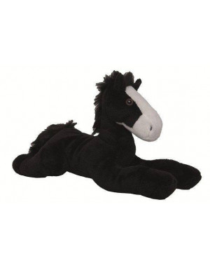 Peluche Cheval couché - Noir 3411