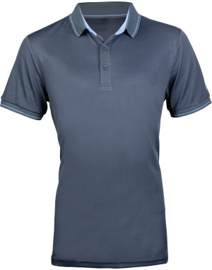 Polo homme CLASSICO HKM 12704.9300 gris fonce